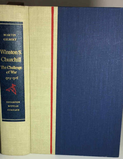 The book, the Challenge of War – Churchill’s biography Vol 3, Dust Jacket Removed