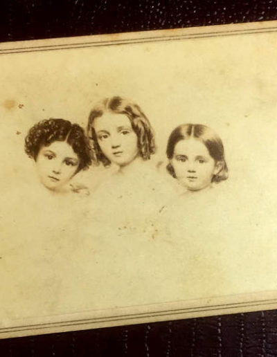 CDV Jennie Jerome - 3 sisters