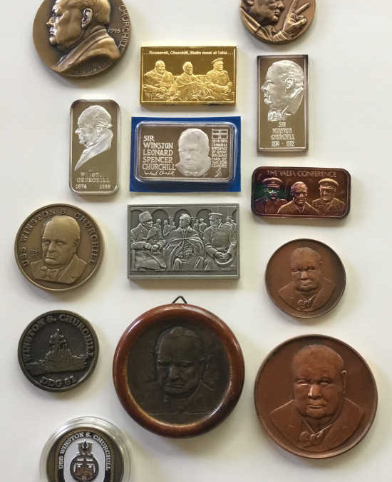Churchill Medallions, Silver Art Bars