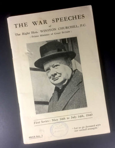 Churchill War Speeches - First Series