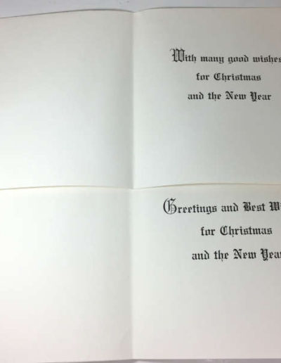 Text inside Christmas Cards. 2 versions