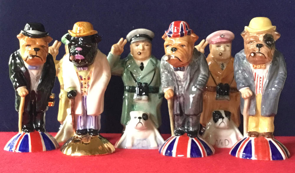 7 Churchill Figurines including 6 Artists Proofs