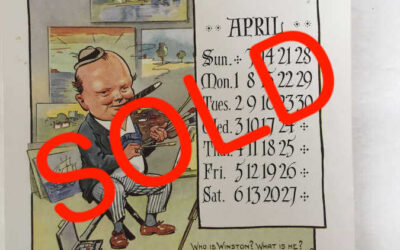 Caricalendar – 1929 Calendar – Caricature Churchill