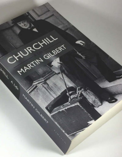 Churchill A Life Gilbert Signed Paperback Book
