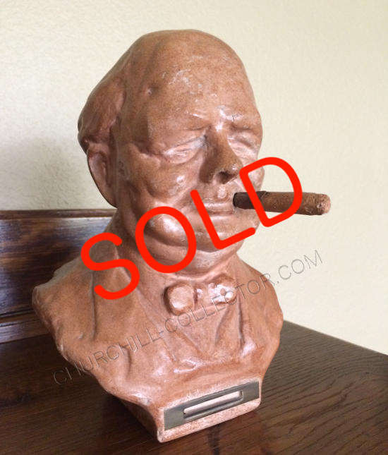 Churchill Bust by Tallent: ‘Strike Lighter’