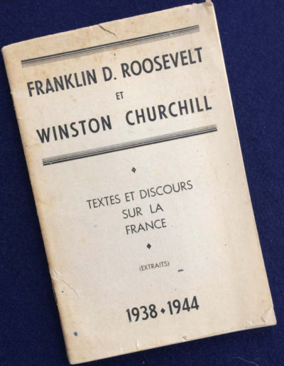 Churchill Roosevelt Speeches in French