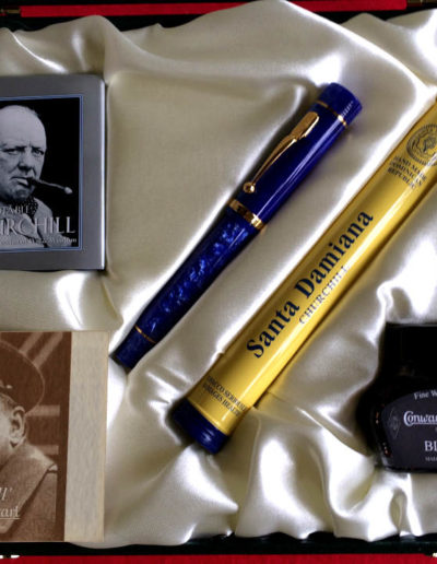 Churchill Fountain Pen + Cigar in Original Presentation Box