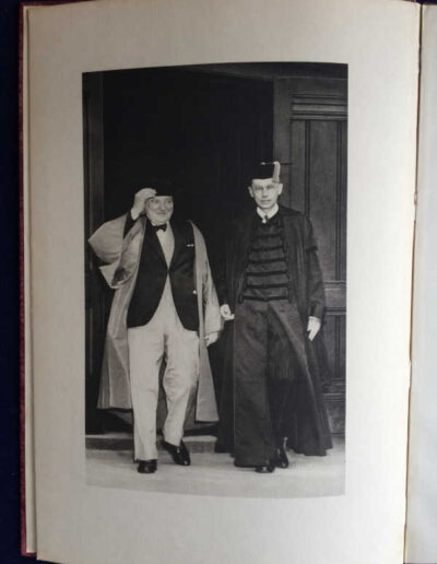 Churchill Receives Honorary Degree from Harvard University. 1943