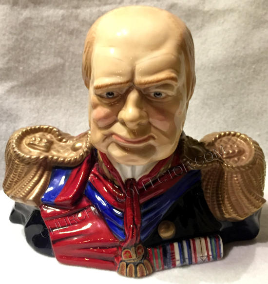 Michael Sutty Bust of Winston Churchill in Ceremonial Uniform: #12
