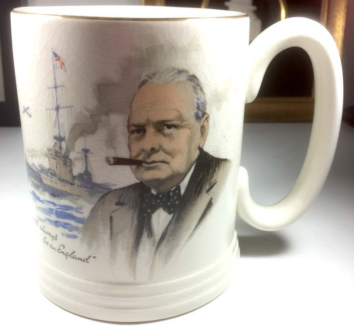 Elijah Cotton Lord Nelson Ware Churchill Mug