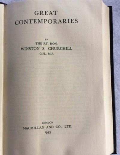 Great Contemporaries-Title Page