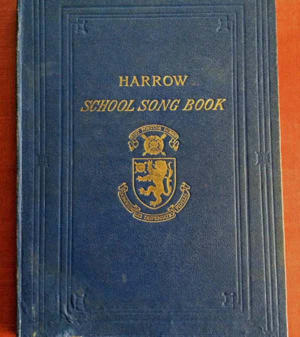 Harrow School Song Book – Signed by Churchill