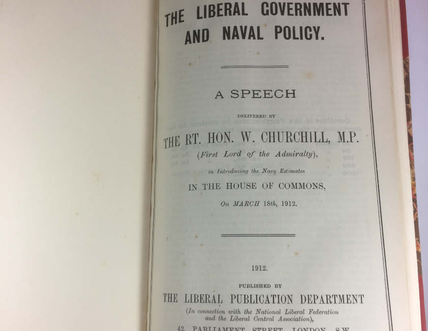 Churchill Speech: Liberal Government & Naval Policy