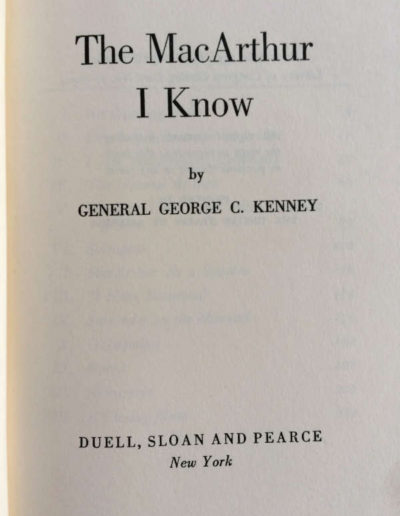 Macarthur I know - Title Page