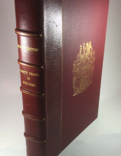 Spine of Case Housing the Book: Mountbatten 80 Years