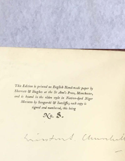 Churchill's Signature in The New Examen