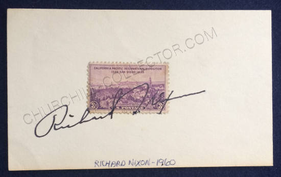 Signed by Richard Nixon – U.S. Postage Stamp