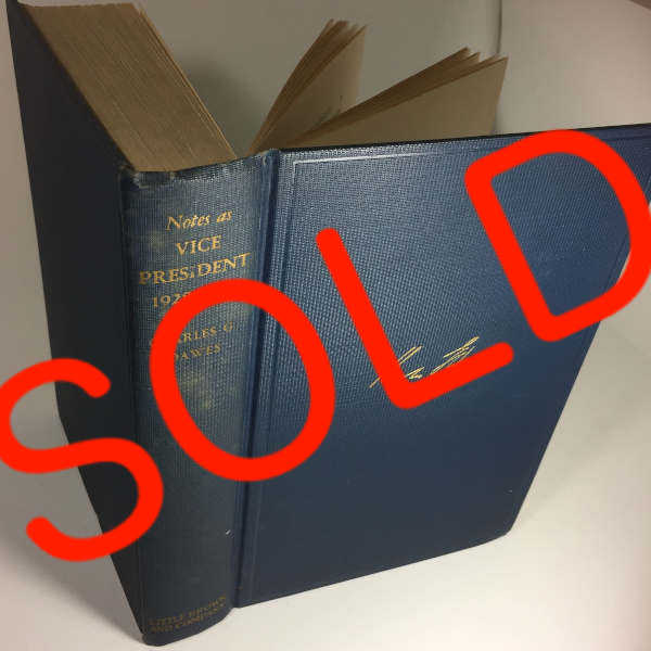 Notes as Vice President 1928 –1929