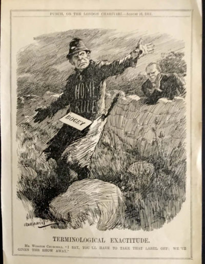 Original Punch Cartoon: Aug 16, 1911