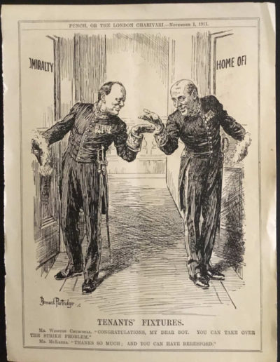 Original Punch Cartoon: Nov 1, 1911