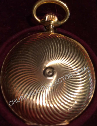 Backside of the pocket-watch that once belonged to “The Red Barron”