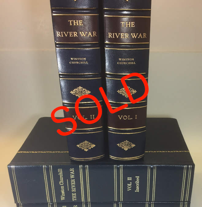 The River War, Signed by Churchill: 1st Edn, 2nd Impression