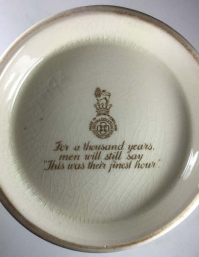 Base: Royal Doulton Churchill Cream Colored Tankard