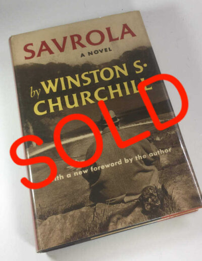 Savrola by Winston Churchill - Sold
