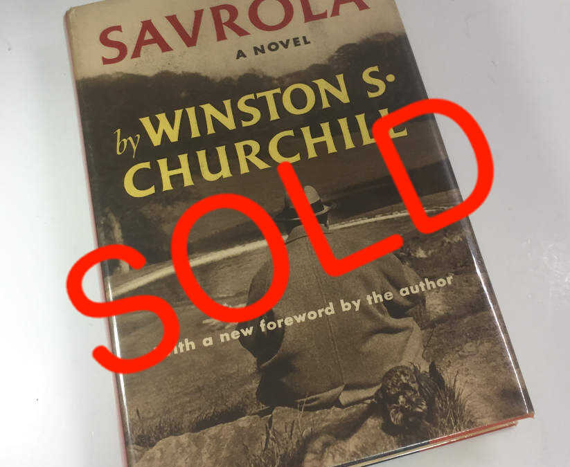 Savrola – Inscribed & Signed by Winston Churchill