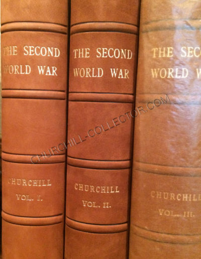 Second World War - closeup of spines