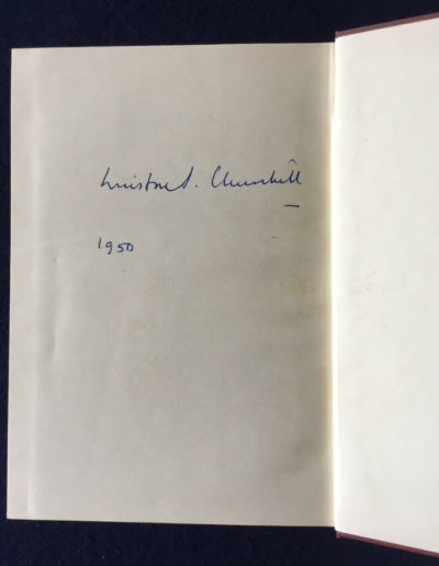 Second World War Japanese: Signed by Churchill