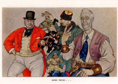 WW2 Political Postcard By Arthur Szyk