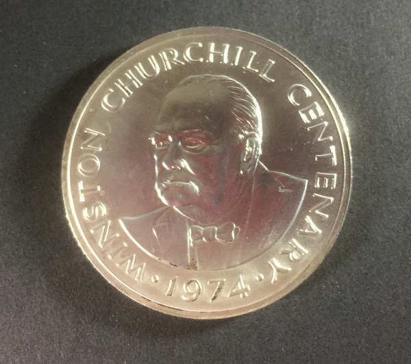 Churchill Silver Coin: Turks & Caicos 20 Crowns