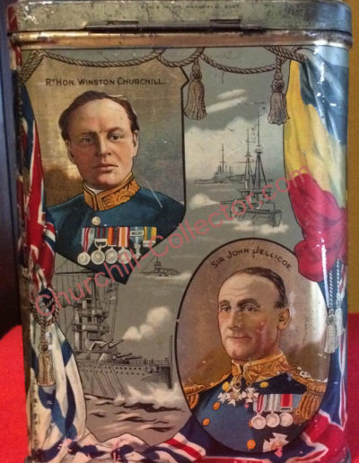 WW I Period Tin Featuring Churchill