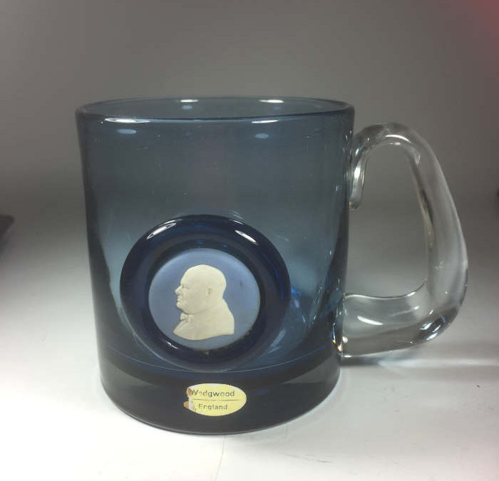 Churchill Cameo Wedgwood Blue Jasperware Tankard