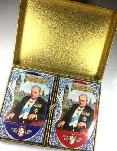 Winston Churchill Playing Cards by Worshipful - Double Deck - in Case