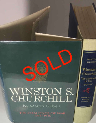 Challenge of War-Churchill book SOLD