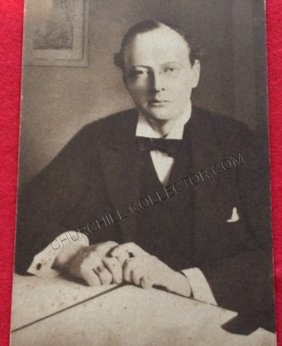 Early Postcard – Young Churchill