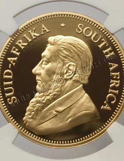 Gold Krugerrand Featuring a Tribute to Winston Churchill