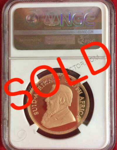 Gold Krugerrand in Sealed Cas - NOW SOLD