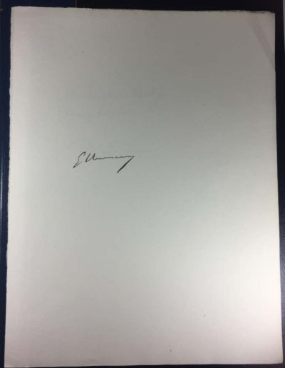 Spare Signed Sheets for Minchin's publication: The Legion Book - 6 of 6