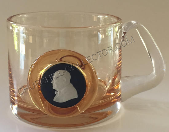 Churchill Wedgwood Jasper Amber Tankard