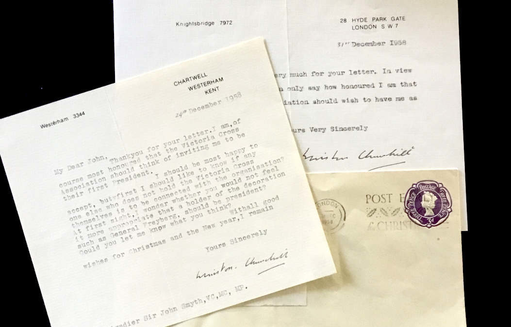 2 Churchill Letters to Brigadier General Smyth 1958