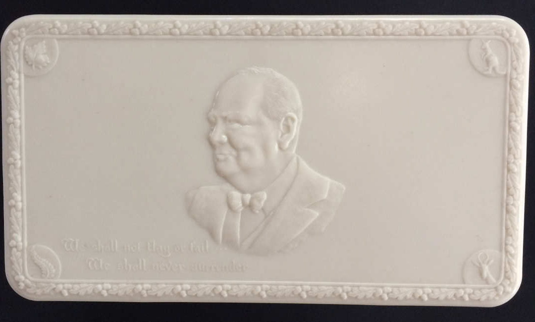 Bakelite Box – Winston Churchill Portrait