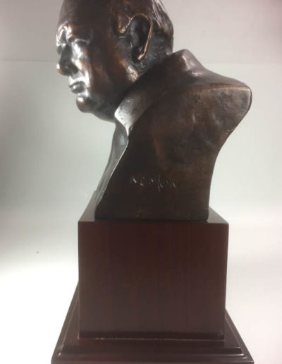 Bronze Bust of Winston Churchill by Oscar Nemon