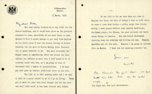 Churchill Letter to Lord Beaverbrook