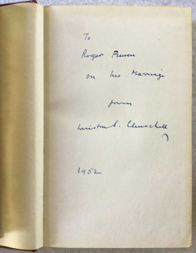Churchill's Inscription in My Early Life