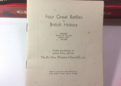 Booklet by Churchill in Box - WSC Describes Each Battle