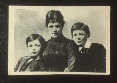 Card #1 shown here: Churchill with his Mother & Jack, his brother