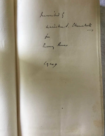 Vol 2. French Second WW Inscribed by the author, Winston Churchill